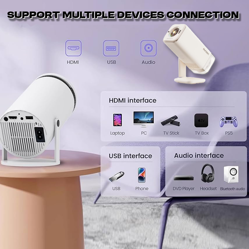 Amazing 4K Mini Projector!