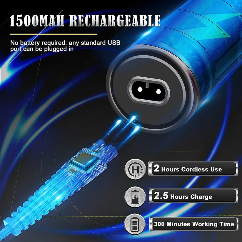 Electric Shaving Machine Grooming Kit